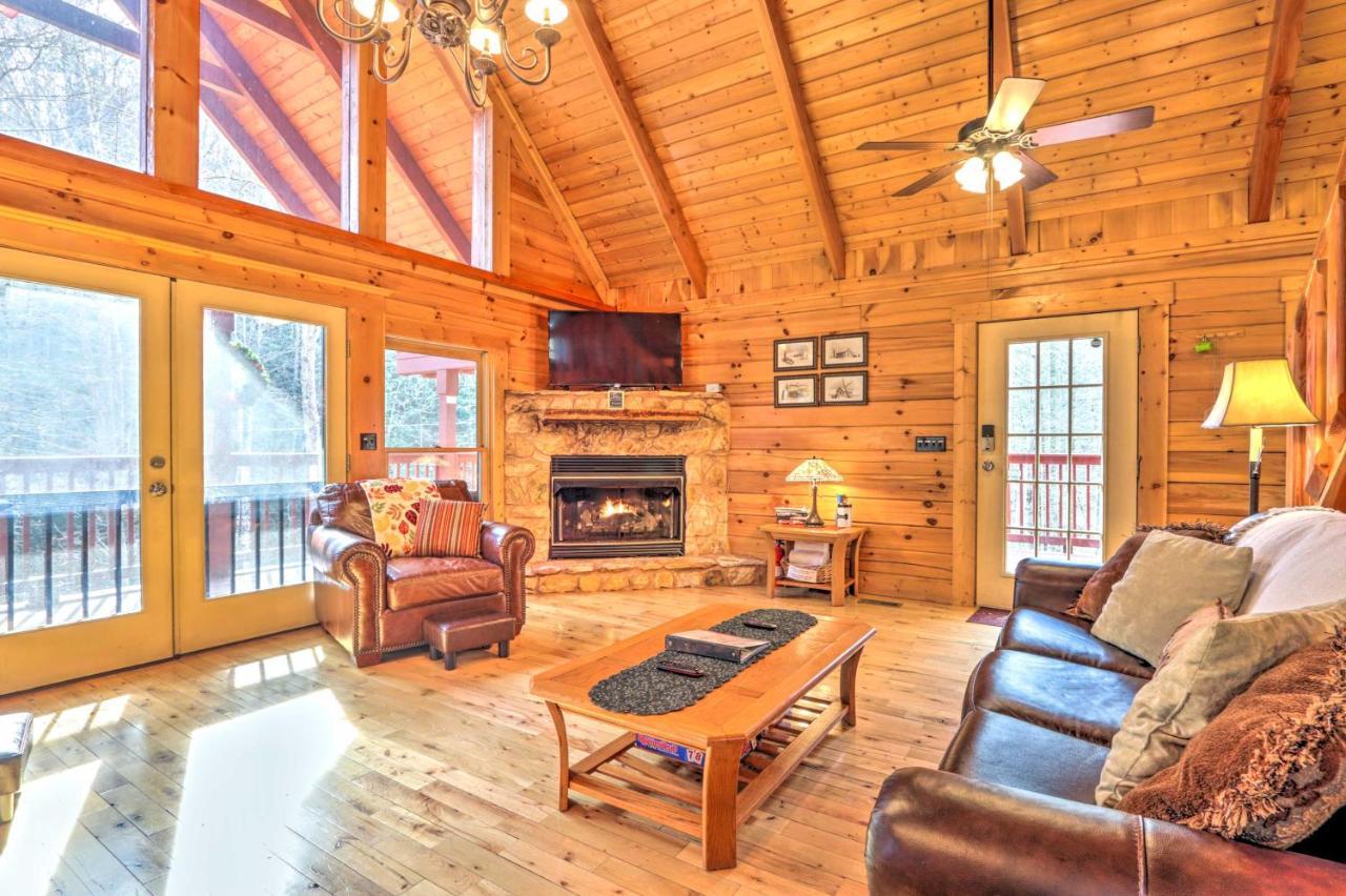 Creekside Sevierville Cabin Game Room And Hot Tub! Exteriör bild