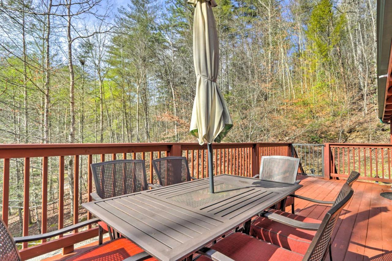 Creekside Sevierville Cabin Game Room And Hot Tub! Exteriör bild